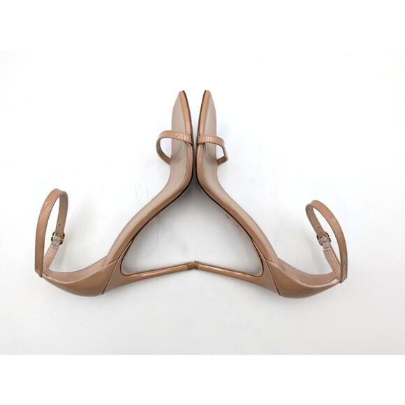 Stuart Weitzman Nudistcurve 100 Stiletto Heel Sandal Women's Tan Sz US7.5B EU38 - Picture 6 of 9